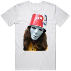 Buckethead Rock N Roll Retro Graphic Unisex White Classic T Shirt