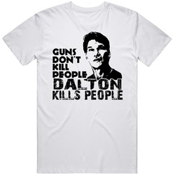 Patrick Swayze Dalton Roadhouse Retro Graphic Unisex White Classic T Shirt