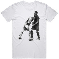 Zinedane Zidane Head Butt Retro Graphic Unisex White Classic T Shirt