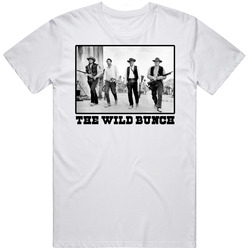 Wild Bunch Retro Graphic Unisex White Classic T Shirt