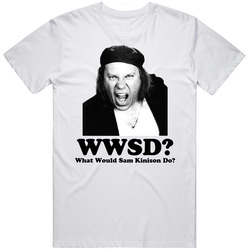 What Would Sam Kinison Do Comedian Retro Graphic Unisex White Classic T Shirt
