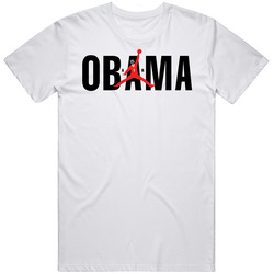 Air Obama Barrack Obama Retro Graphic Unisex White Classic T Shirt