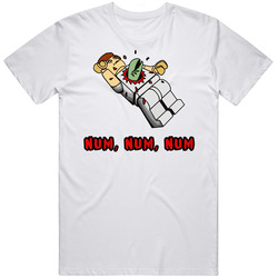Funny Lego Aliens Parody Retro Graphic Unisex White Classic T Shirt