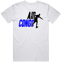 Serge Ibaka Air Congo Basketball Retro Graphic Unisex White Classic T Shirt
