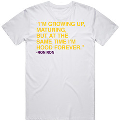 Ron Artest Hood Forever Retro Graphic Unisex White Classic T Shirt