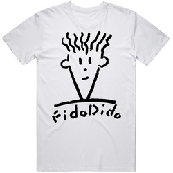 Fido Dido 7up Pop Drink Retro Graphic Unisex White Classic T Shirt