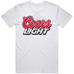 Coors Light Canadian Beer Retro Graphic Unisex White Classic T Shirt