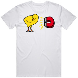 Chick Magnet Funny Retro Graphic Unisex White Classic T Shirt