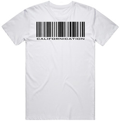 Californication Barcode Retro Graphic Unisex White Classic T Shirt
