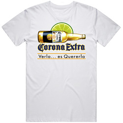 Corona Beer Retro Graphic Unisex White Classic T Shirt