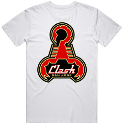 San Jose Clash 1996 1999 Retro Graphic Unisex White Classic T Shirt