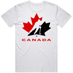 Team Canada Logo Retro Graphic Unisex White Classic T Shirt