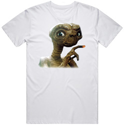 Et Movie Retro Graphic Unisex White Classic T Shirt