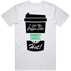 I Like My Coffee Like Emmet Cahill Hot Funny Male Celeb Cool Fan Retro Graphic Unisex White Classic T Shirt