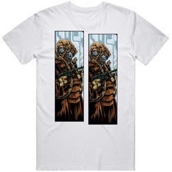 Zuckuss Retro Graphic Unisex White Classic T Shirt
