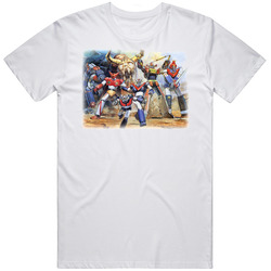 Soul Of Chogokin Retro Graphic Unisex White Classic T Shirt