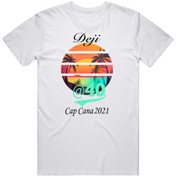 Cap Cana 2021 Retro Graphic Unisex White Classic T Shirt