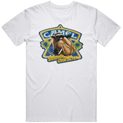 Camel Cigarettes Smooth Character Retro Vintage Retro Graphic Unisex White Classic T Shirt