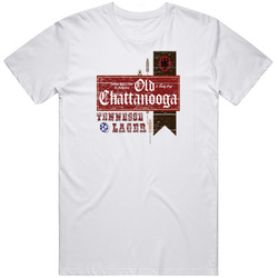 Old Chattanooga Lager Beer Once Upon A Time In Hollywood Fan Inspired Cool Distressed Grunge Look Gift Retro Graphic Unisex White Classic T Shirt