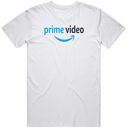 Amazon Prime Video Streaming Tv Series Fan Logo Retro Graphic Unisex White Classic T Shirt