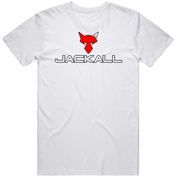 Jackal Retro Graphic Unisex White Classic T Shirt