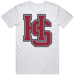 Hampden-sydney College Logo College Sports Fan Retro Graphic Unisex White Classic T Shirt