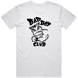 Bad Boy Club Logo Retro Graphic Unisex White Classic T Shirt