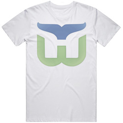 Hartford Whalers Hockey Retro Retro Graphic Unisex White Classic T Shirt