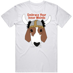 Inner Weirdo Retro Graphic Unisex White Classic T Shirt