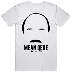Mean Gene Okerlund Wrestling Fan Tribute Retro Graphic Unisex White Classic T Shirt