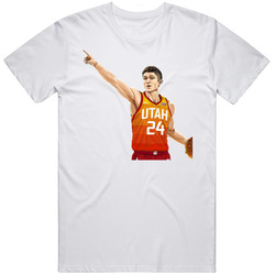 Grayson Allen Utah Basketball Graphic Fan Retro Graphic Unisex White Classic T Shirt