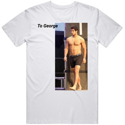George Kittle Shirtless Jimmy G Retro Graphic Unisex White Classic T Shirt
