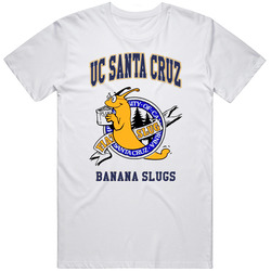 Ucsc Santa Cruz Banana Slugs Retro Graphic Unisex White Classic T Shirt