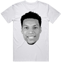 Brandon Clarke Starting Five College Basketball Retro Graphic Unisex Cotton White Classic T Shirt
