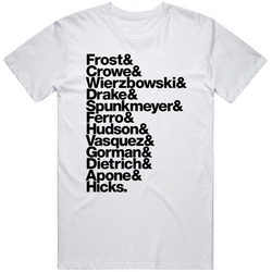 Jetset Aliens Death Order Retro Graphic Unisex Cotton White Classic T Shirt