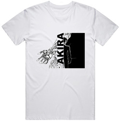 Akira 2 White Retro Graphic Unisex Cotton White Classic T Shirt
