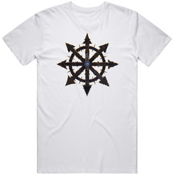 Star Of Chaos Warhammer 40000 Retro Graphic Unisex Cotton White Classic T Shirt
