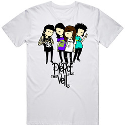 Veil 3 Retro Graphic Unisex Cotton White Classic T Shirt