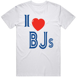 I Love Blue Jays Retro Graphic Unisex Cotton White Classic T Shirt