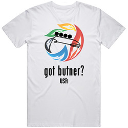 Cory Butner Usa Sochi Bobsleigh Winter Olympic Retro Graphic Unisex Cotton White Classic T Shirt