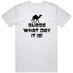 Hump Day Retro Graphic Unisex Cotton White Classic T Shirt
