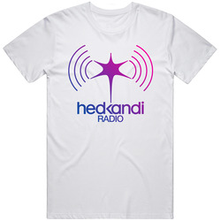 Hed Kandi Radio Retro Graphic Unisex Cotton White Classic T Shirt