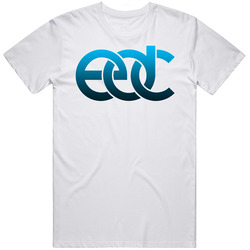 Edc#2-w200 Retro Graphic Unisex Cotton White Classic T Shirt