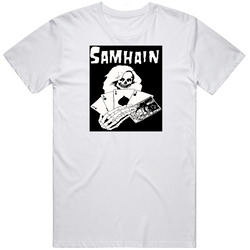 Samhain 2200x3000 Retro Graphic Unisex Cotton White Classic T Shirt