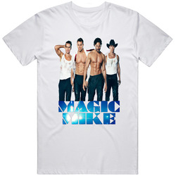 Magic Mike Retro Graphic Unisex Cotton White Classic T Shirt