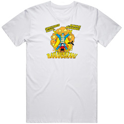 Banana Man 80s Cartoon Retro Graphic Unisex Cotton White Classic T Shirt