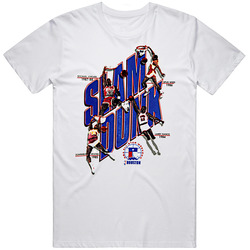 Slam Dunk Champions Jordan Wilkins Cool Basketball Retro Graphic Unisex Cotton White Classic T Shirt