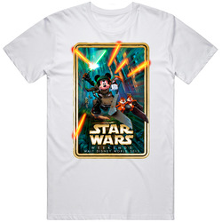 Disney Star Wars Week 2013 Retro Graphic Unisex Cotton White Classic T Shirt