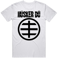 Husker White Retro Graphic Unisex Cotton White Classic T Shirt