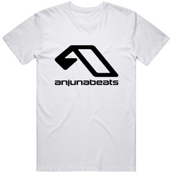 Anjunabeats Dj Above And Beyond Melodic Trance Music Dance Logo Symbol Retro Graphic Unisex Cotton White Classic T Shirt